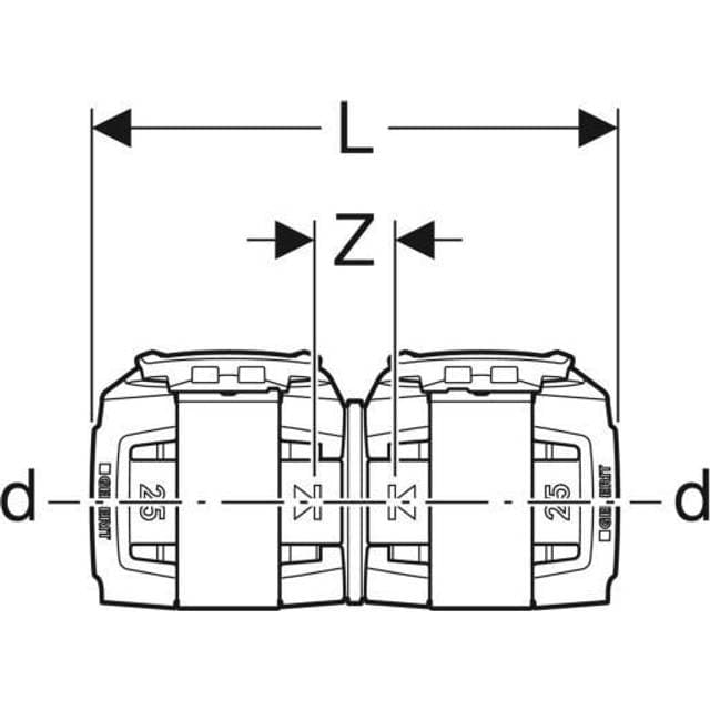 Geberit FlowFit kobling