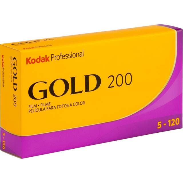 Kodak Professional Gold 200 Film 120 5 Pack
