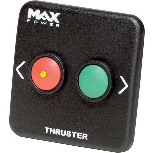 Max Power trykknap panel 12/24v sort