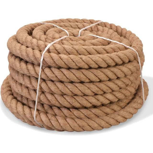vidaXL Reb 100% jute 14 mm 100 m