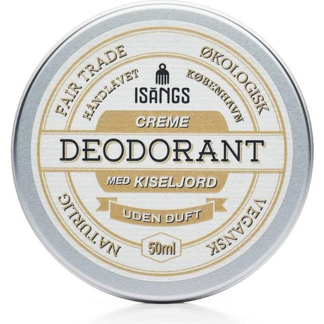 Isangs Kiseljord Uden Duft Deo Cream 50ml
