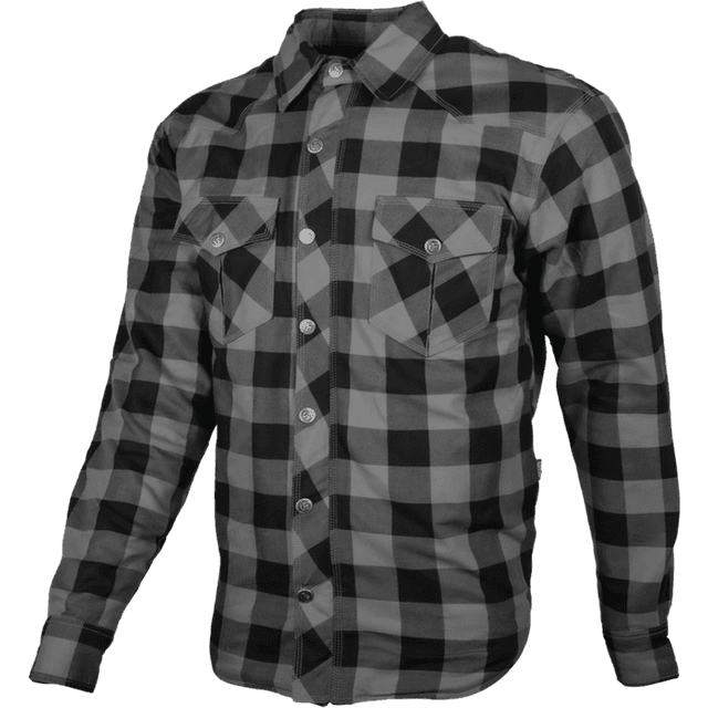 GMS Flannelskjorte Jaguar, Sort/Rød