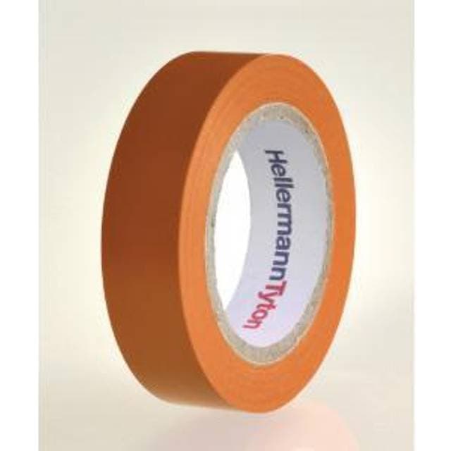 HellermannTyton Tape pvc orange 15MMX10M