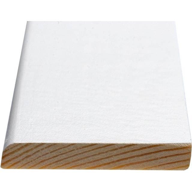 Raw Hvid 5x33x3000 mm Forkantliste fyr