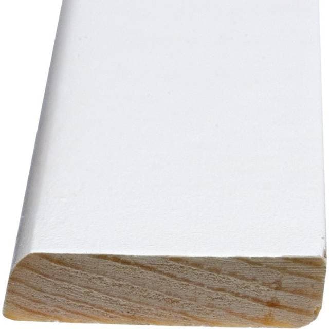 Raw Hvid 5x21x3000 mm Forkantliste fyr