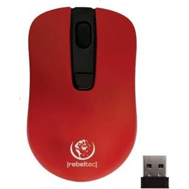 Rebeltec Mysz bezprzewodowa Rebeltec STAR red