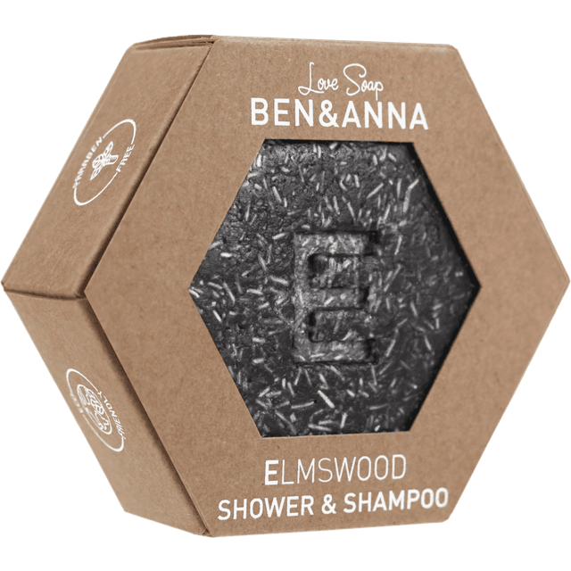 Ben & Anna shampoo shower bar Elmswood 60g