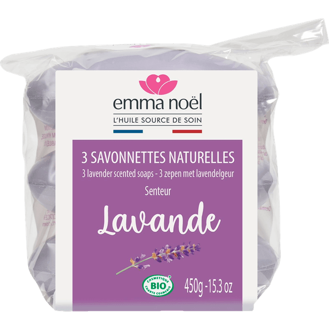 Emma Noël Lavender Soap 3-pak