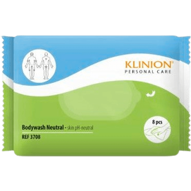 Klinion Bodywash Sengebadsservietter 8 stk