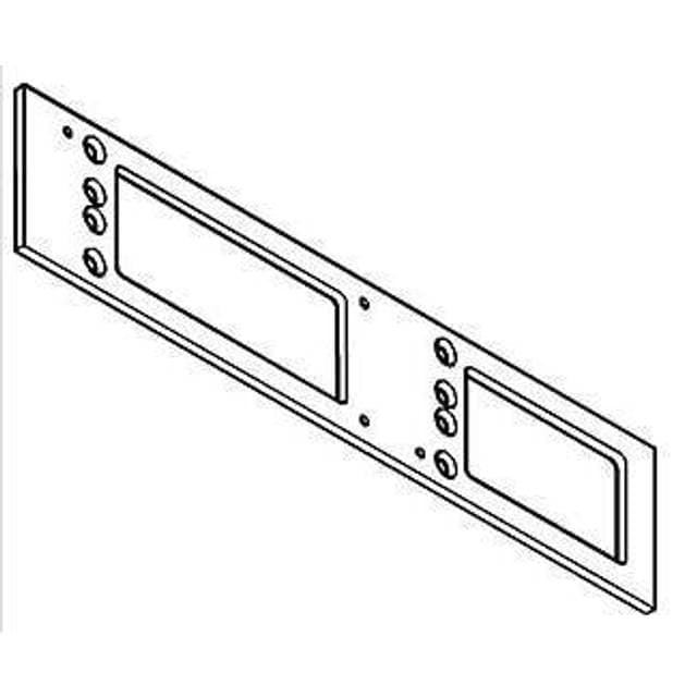 Geze Mounting Plate TS4000/5000 Silver