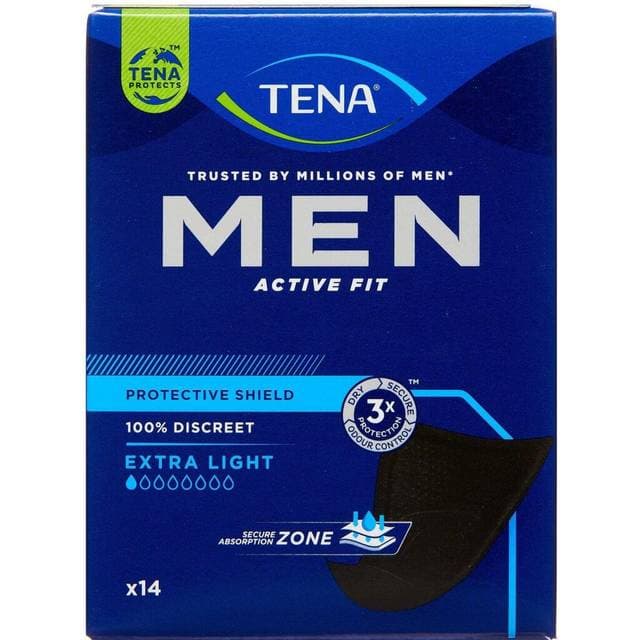 TENA Men Active Fit Protective Shield 14-pak