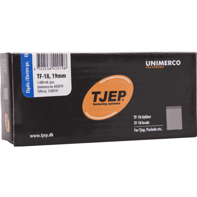 Tjep TF18 stifter 19mm