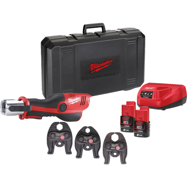 Milwaukee M12 pressmaskine HPT-202C bakker