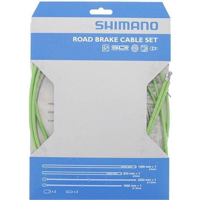 Shimano Bremsekabelsæt racer grøn
