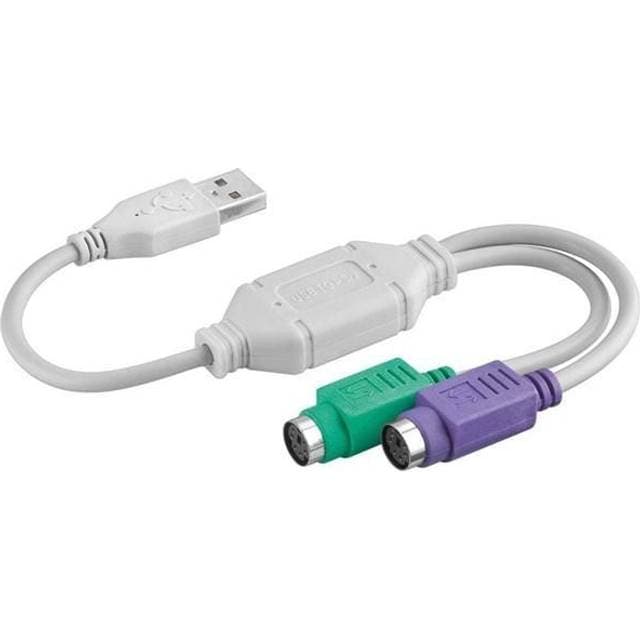 Pro USB to 2x PS/2 Adapter - Grey
