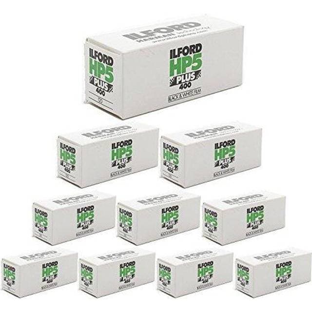 Ilford 10 Rolls HP5 400 120 Film
