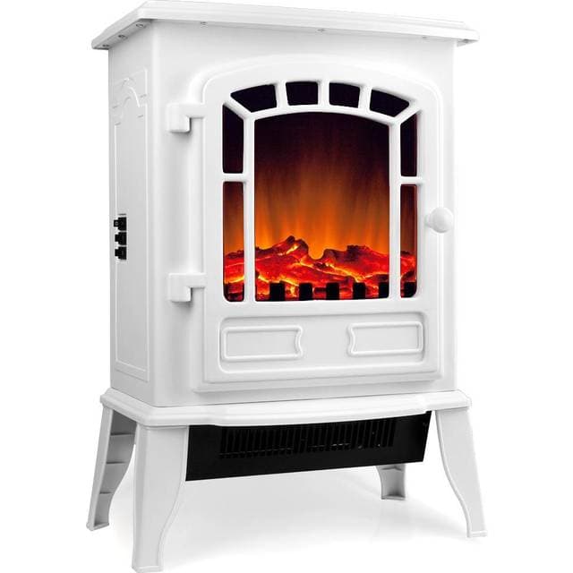 Deuba 2000W Hvid Elektrisk Pejs