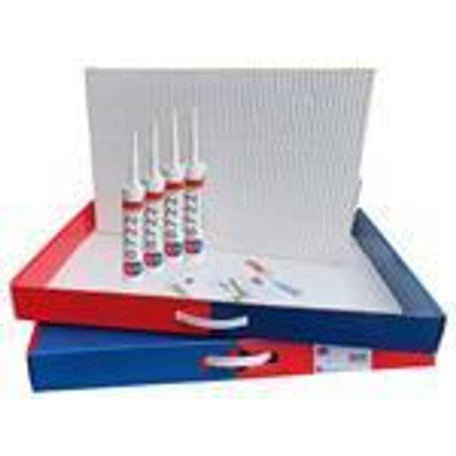 BRANDKUFFERT HVID 1 SIDET 50 MM B744