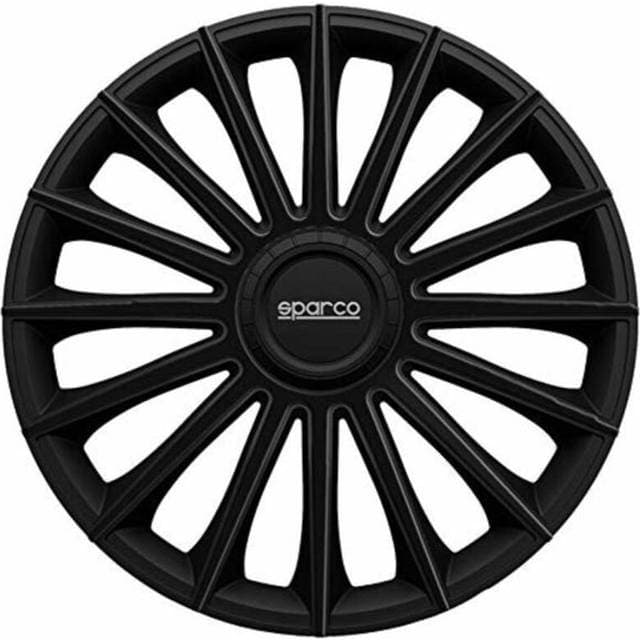 Sparco Hjulkapsler 14-tommer 4stk Black