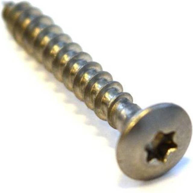 Rustfri skruer linsehoved 3,5x25 TX10 500stk