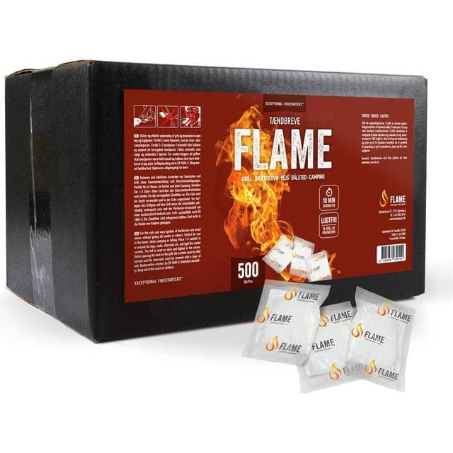 Flame tændbreve - 500 stk