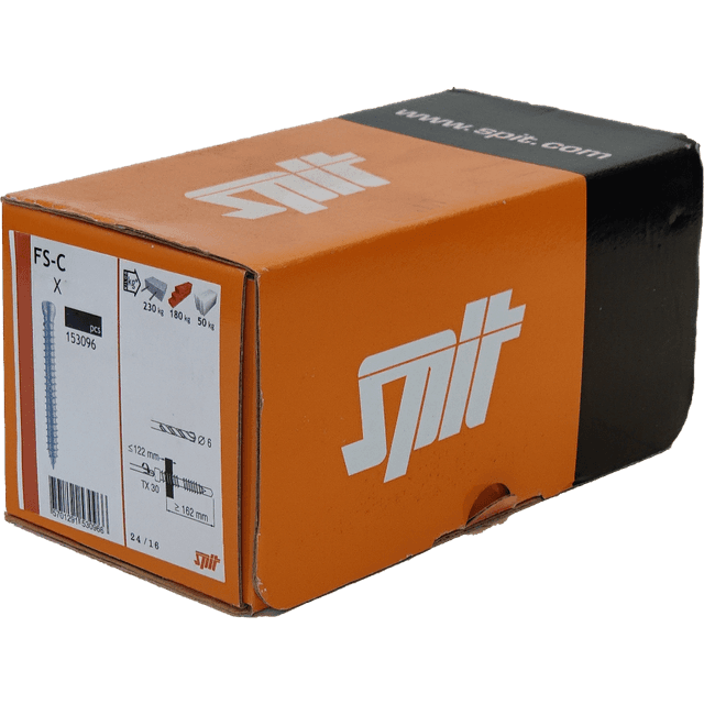 Spit FS-C karmskrue 7,5x52 elforzinket