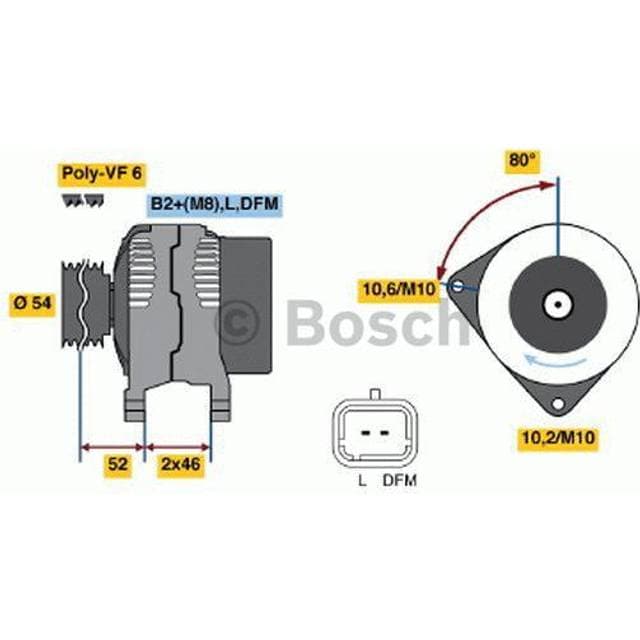 Bosch Generator 0 986 046 240