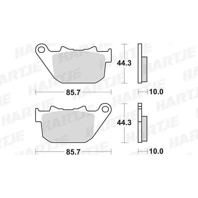 TRW Lucas sintret foring MCB754SH