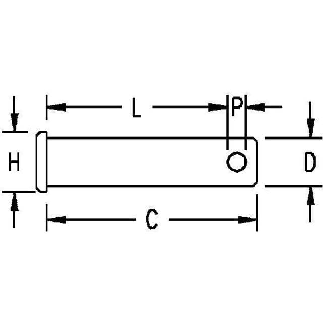 Ronstan splitbolt 9.5 x 32mm
