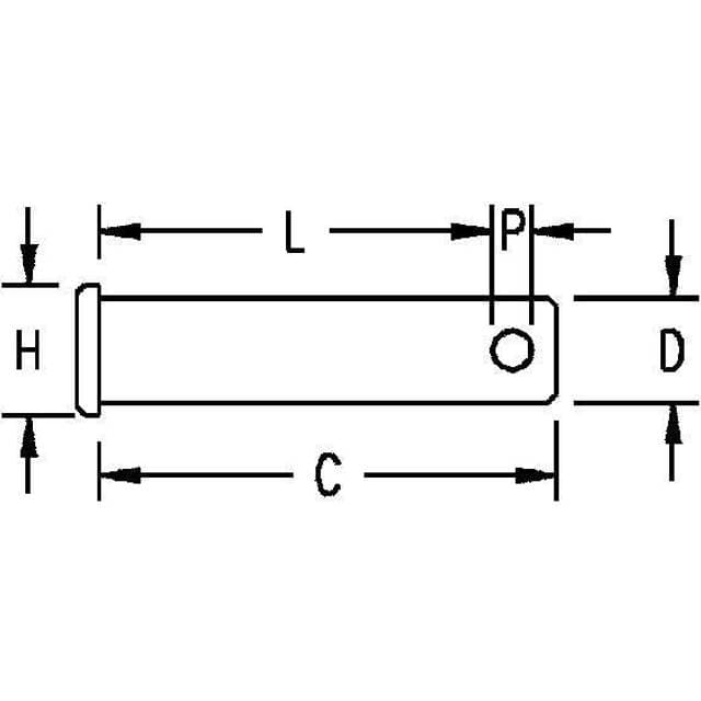 Ronstan splitbolt 6.4 x 19mm