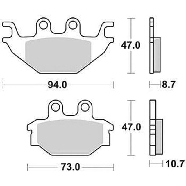 TRW Bremseklodser MCB760SI