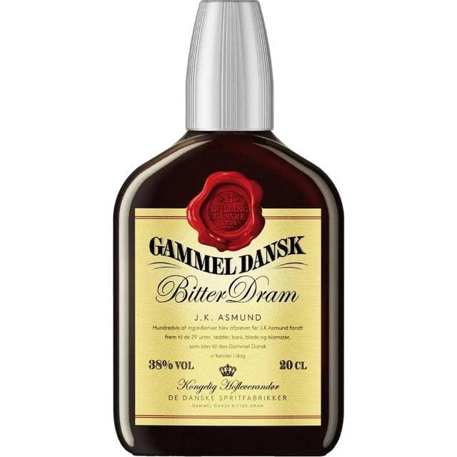 Gammel Dansk Bitter Dram 38% 20 cl