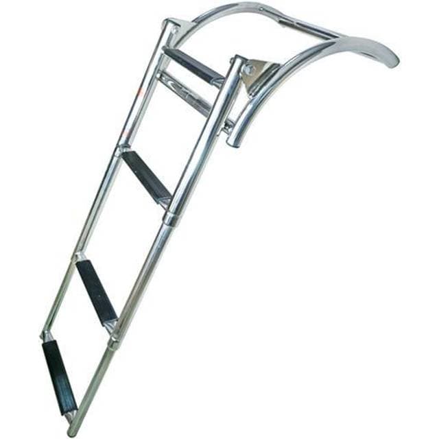 Seatec Badestige til gummibåd, 3 teleskoptrin