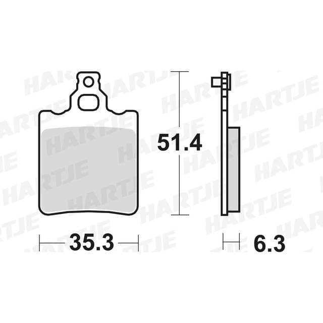 TRW Bremseklodser MCB552