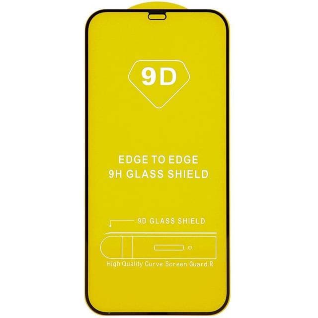 OEM Skærmbeskyttelse iPhone XR/11 9D Sort