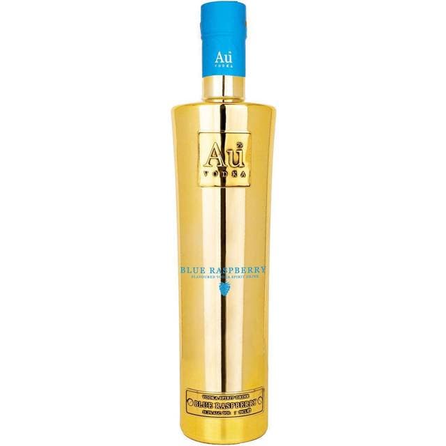 AU Vodka Blue Raspberry Vodka 35.2% 70 cl