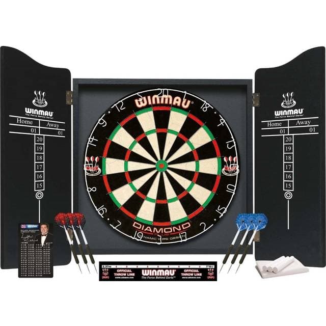 Winmau Professionelt Dartskive med Skab