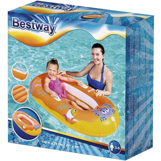 Bestway Oppustelig Båd Til Børn 119 x 79 cm
