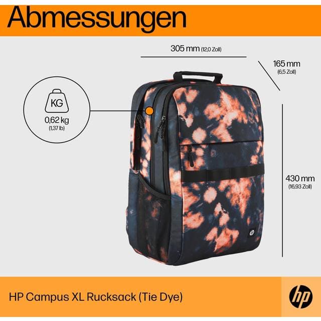 HP Campus XL Tie Dye Backpack