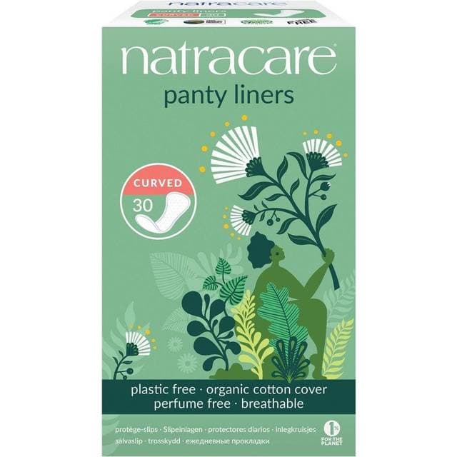 Natracare Curved Panty Liners 30-pak