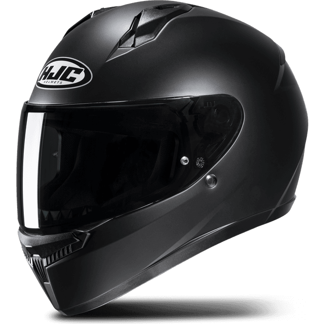 HJC C10 Solid, Semi Flat Sort Voksen