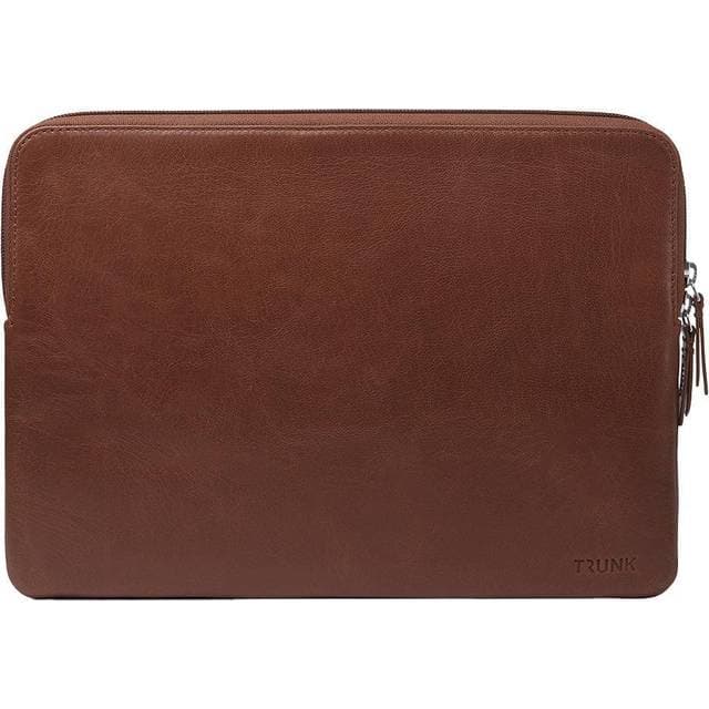 Trunk Genuine Leather Sleeve For Macbook 14"