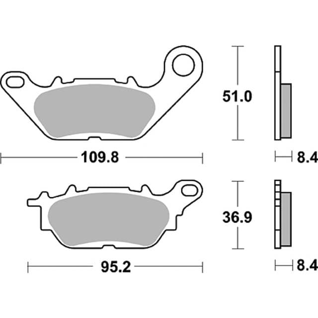 TRW Bremseklodser MCB812