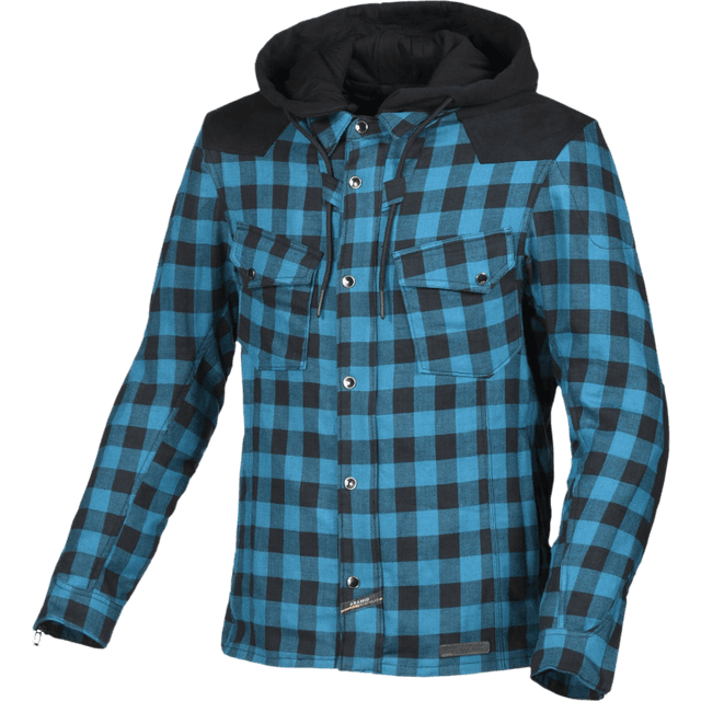 Macna MC-Hættetrøje Inland, Blå/Sort Herre