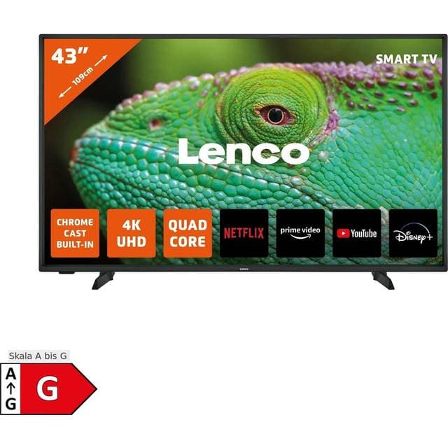 Lenco 43" Fladskærms TV LED-4353BK