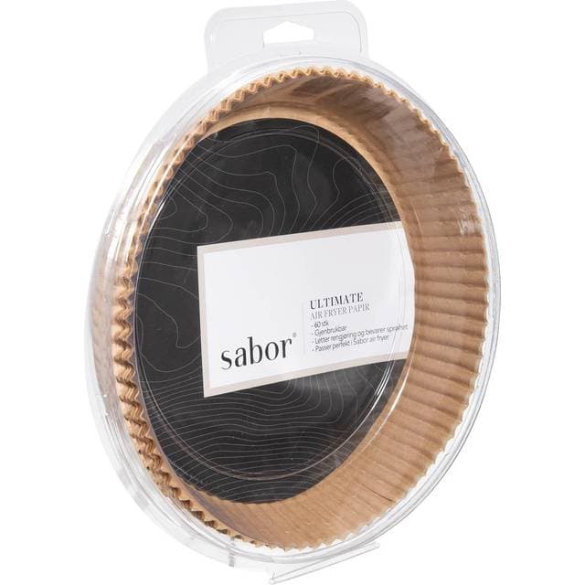 Sabor Airfyer Papir Ø23 cm 60 stk