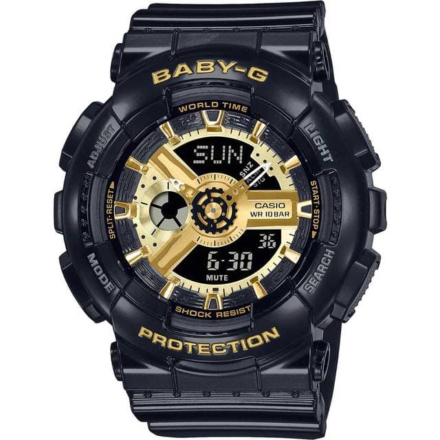 Casio Baby-G BA-110X-1AER Sort anadigi dameur