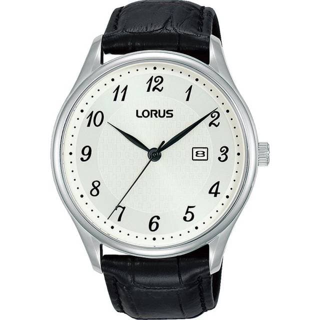 Lorus Classic sort læderrem 5bar 42mm
