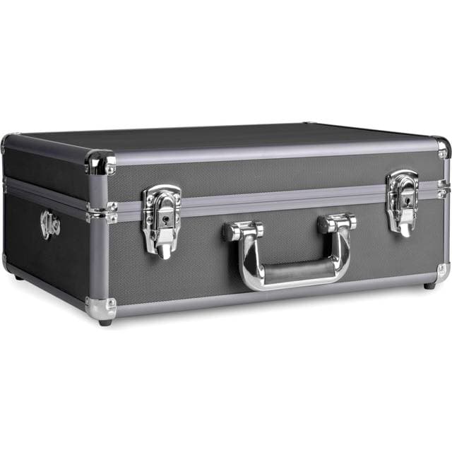 Mantona Photo Suitcase Basic M, black/metallic