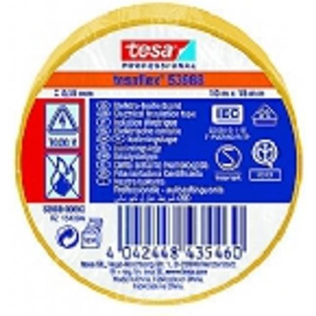 TESA Isoleringstape VDE/IEC m, gul